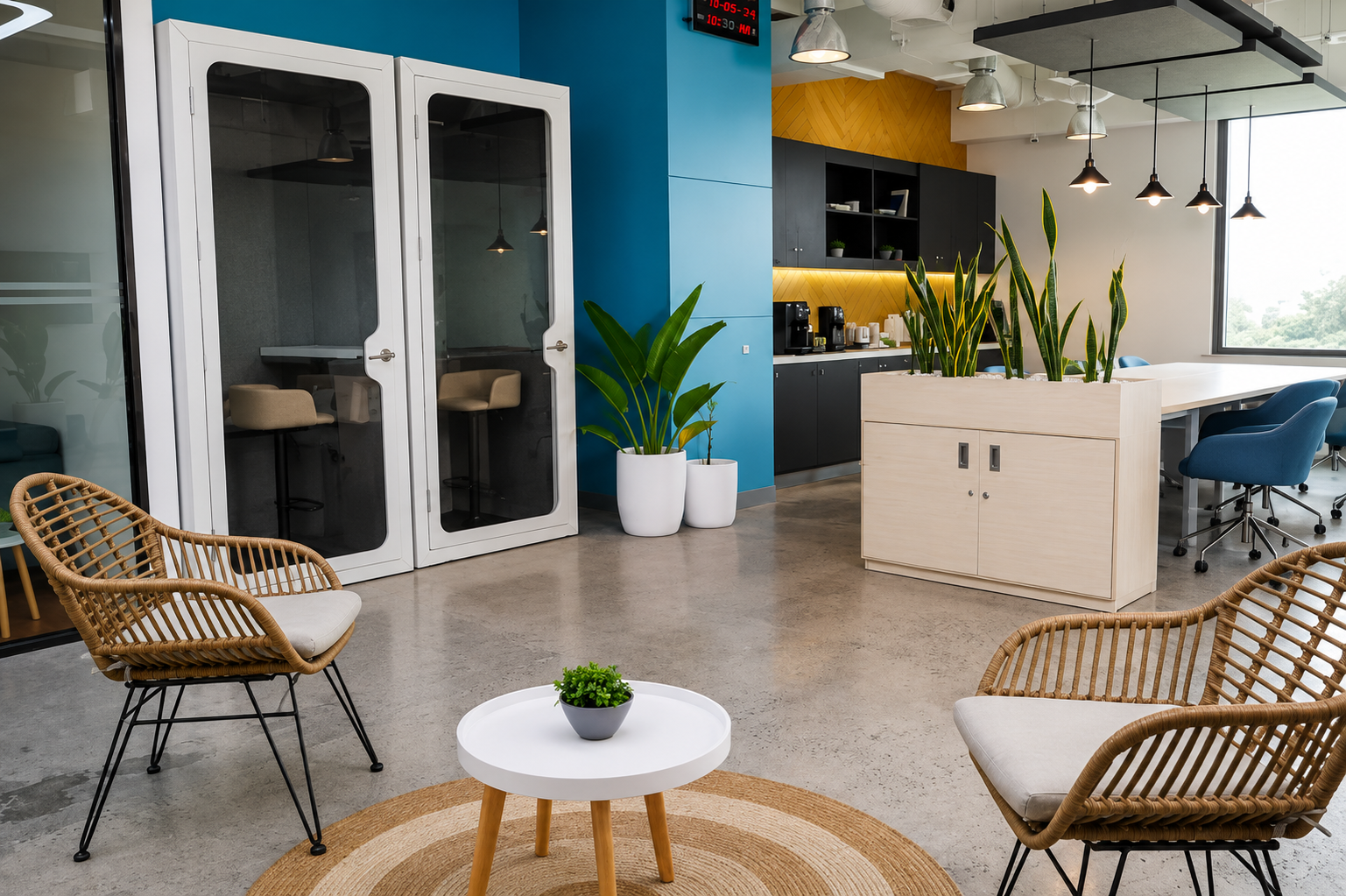 KMC Solutions — One West Aeropark workspace view 3